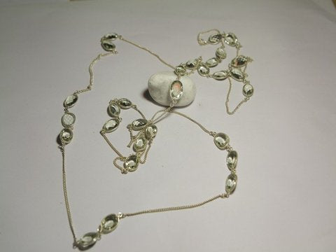 freeitalianjewels - Collana lunga d'argento con pietre - ilmondodiwit - Collana