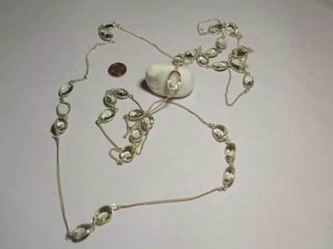 freeitalianjewels - Collana lunga d'argento con pietre - ilmondodiwit - Collana