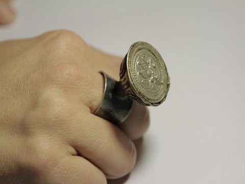 anello argento artigianale