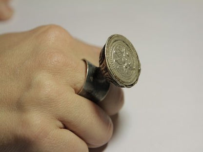 anello argento artigianale