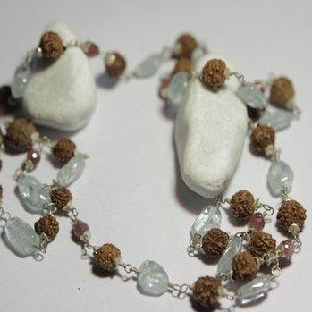 freeitalianjewels - Collana argento con rudre e pietre dure - ilmondodiwit - Collana