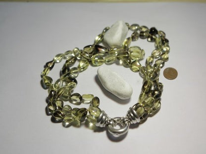 freeitalianjewels - Collana Topazio limone con chiusura in argento - donna - ilmondodiwit - Collana