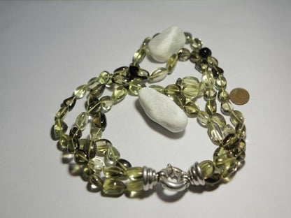 freeitalianjewels - Collana Topazio limone con chiusura in argento - donna - ilmondodiwit - Collana