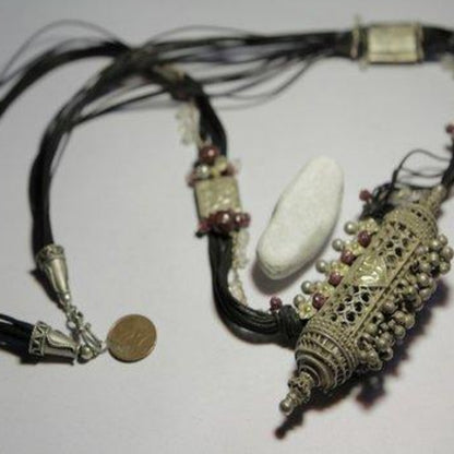 freeitalianjewels - Collana argento antico da donna con portapreghiere - ilmondodiwit - Collana