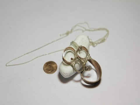 freeitalianjewels - Collana in argento con ciondolo in bronzo - ilmondodiwit - Collana