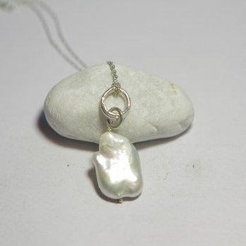 freeitalianjewels - Ciondolo perla scaramazza con collana argento - ilmondodiwit - Collana