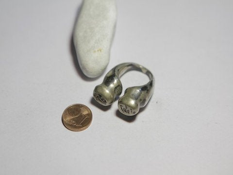 Anello ETNICO SIGILLO argento antico – immagine3