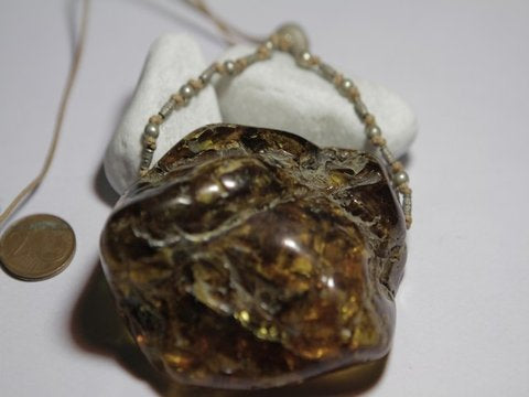 Ciondolo Ambra naturale - ilmondodiwit - Ciondolo