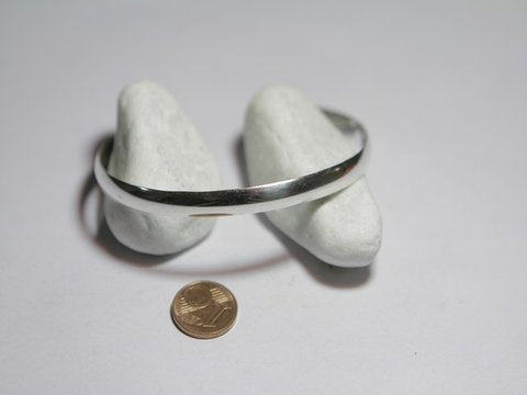 Bracciale rigido in argento - unisex – immagine3