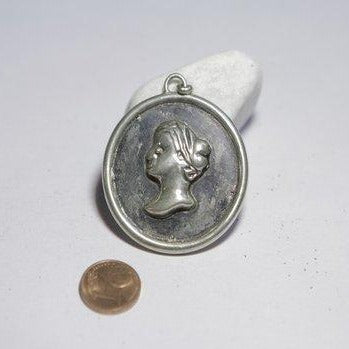 Ciondolo PAOLINA medaglia in argento 925