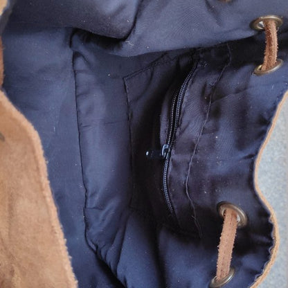 Borsa artigianale realizzato con KILIM e Cuoio – immagine4