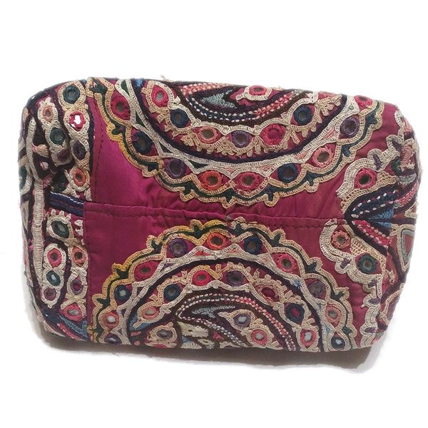 Borsetta RABARi KHA multiuso - pochette / tracolla / beauty case / astuccio Vintage | Borsette indiane