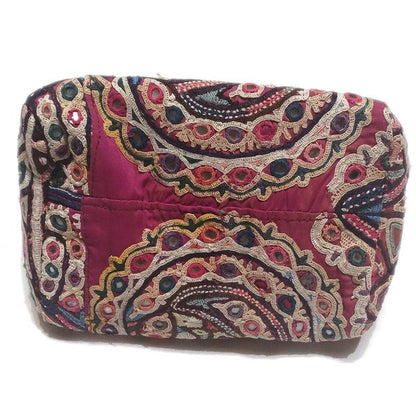 Borsetta RABARi KHA multiuso - pochette / tracolla / beauty case / astuccio Vintage | Borsette indiane
