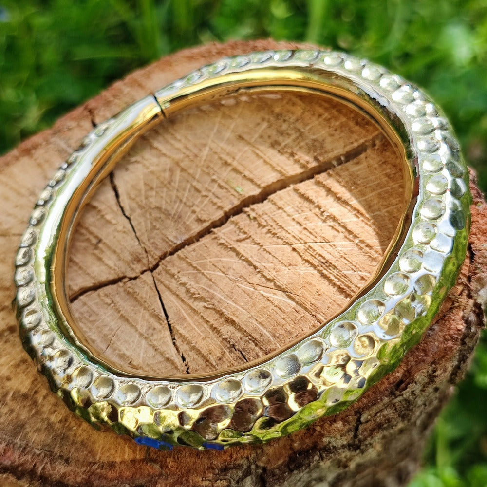 VIDUR Bracciale indiano artigianale in ottone