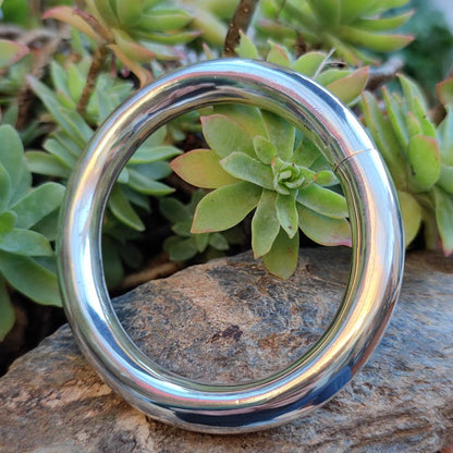 BRACCIALE in argento 925 a fascia bombata - MOBASA
