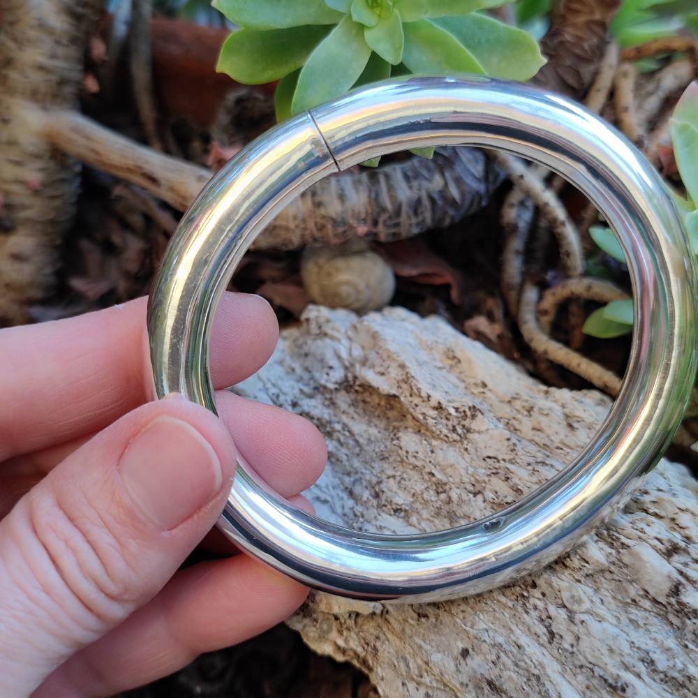 BRACCIALE in argento 925 a fascia bombata - MOBASA