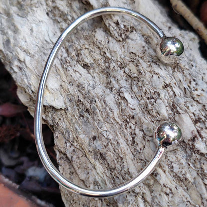 BRACCIALE RIGIDO ARGENTO piercing - SCOTT