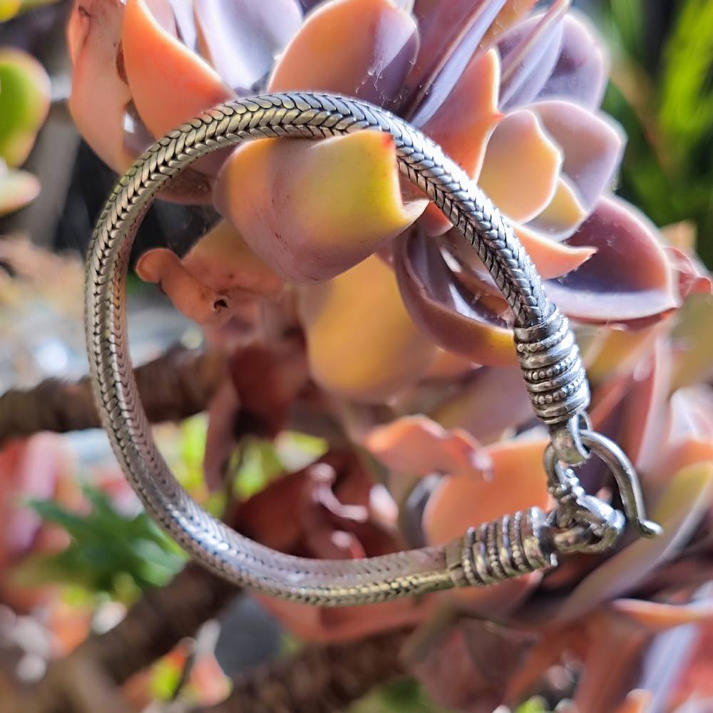 Bracciale Snake argento uomo e donna - FIROJAI