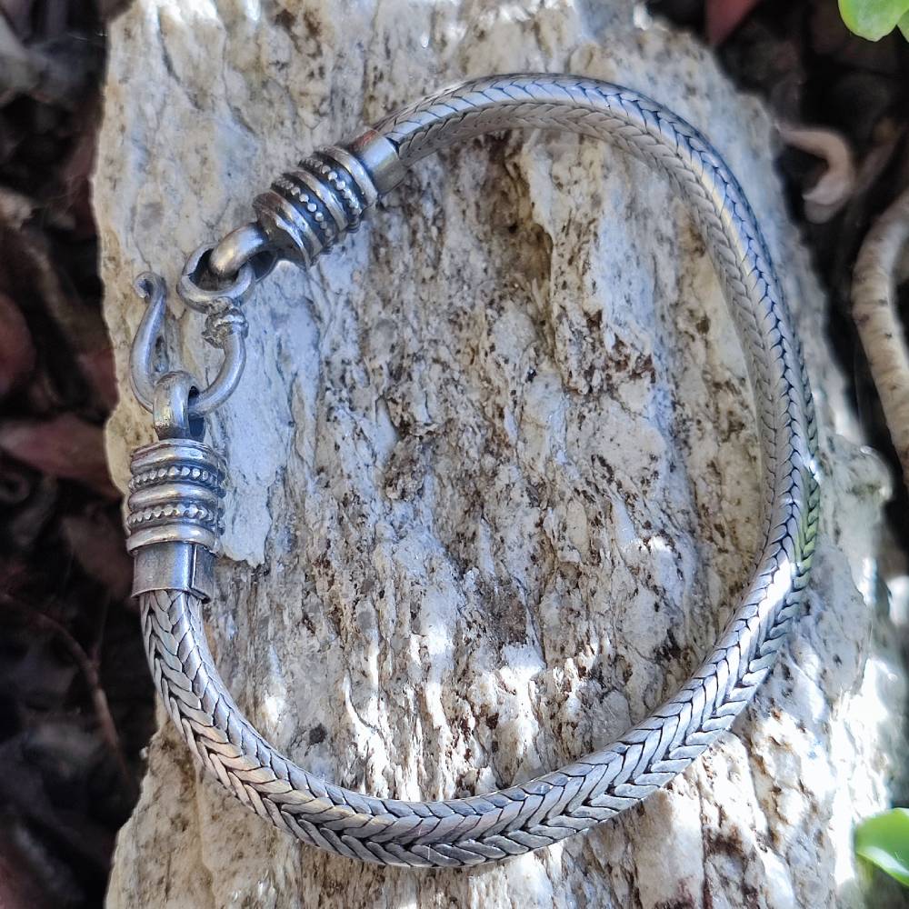 Bracciale Snake argento uomo e donna - FIROJAI