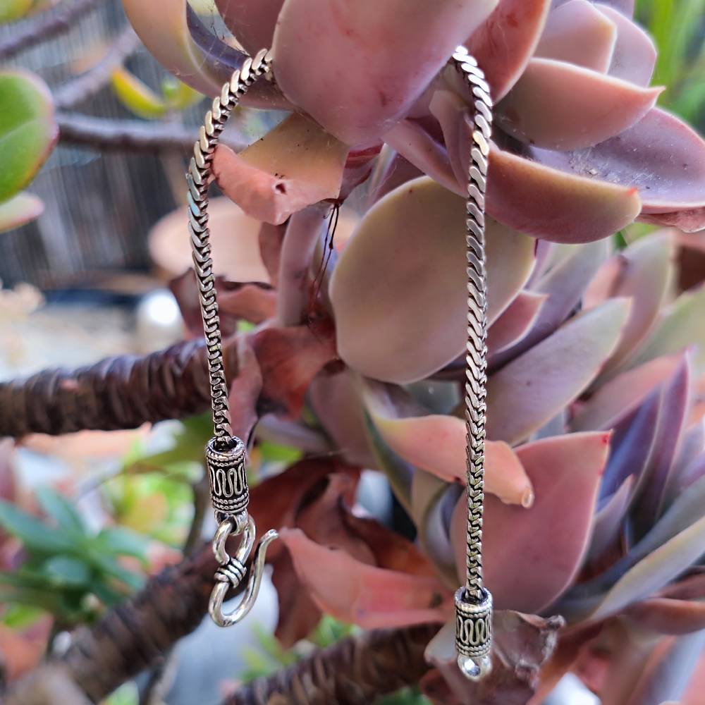 Bracciale snake lavorato in argento 925 - KUTA