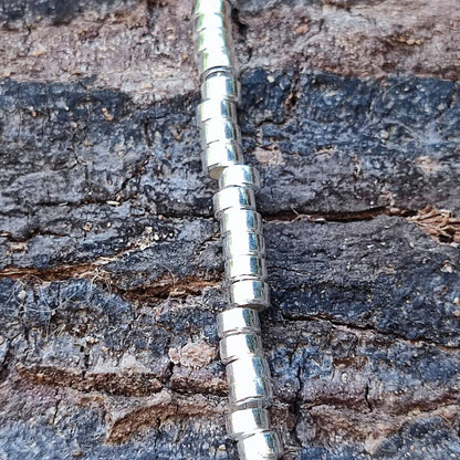 BRACCIALE ARGENTO a cilindri piccoli - GAJNER