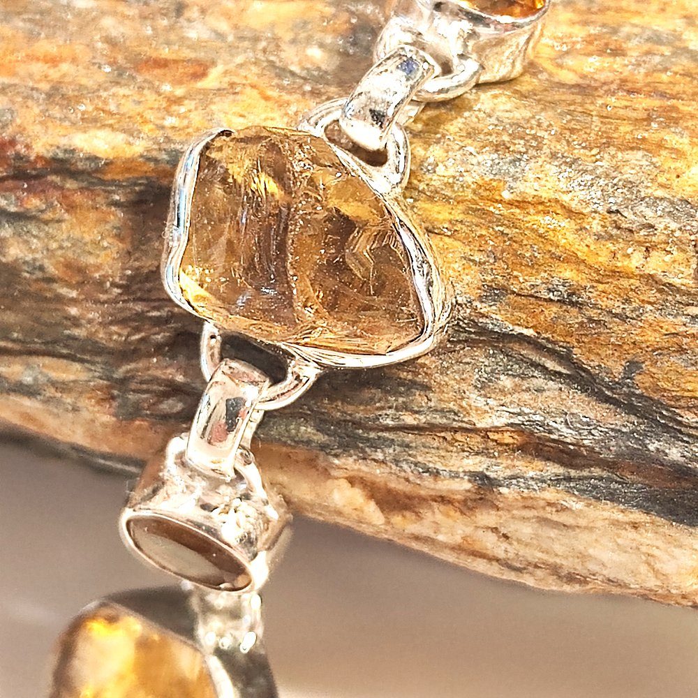 Bracciale argento 925 Quarzo citrino - MARGAU