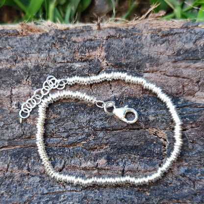 BRACCIALE ARGENTO a dischi piccoli - GULMARG