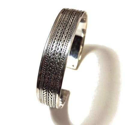 Bracciale rigido in argento 925 da uomo - GUNDAN