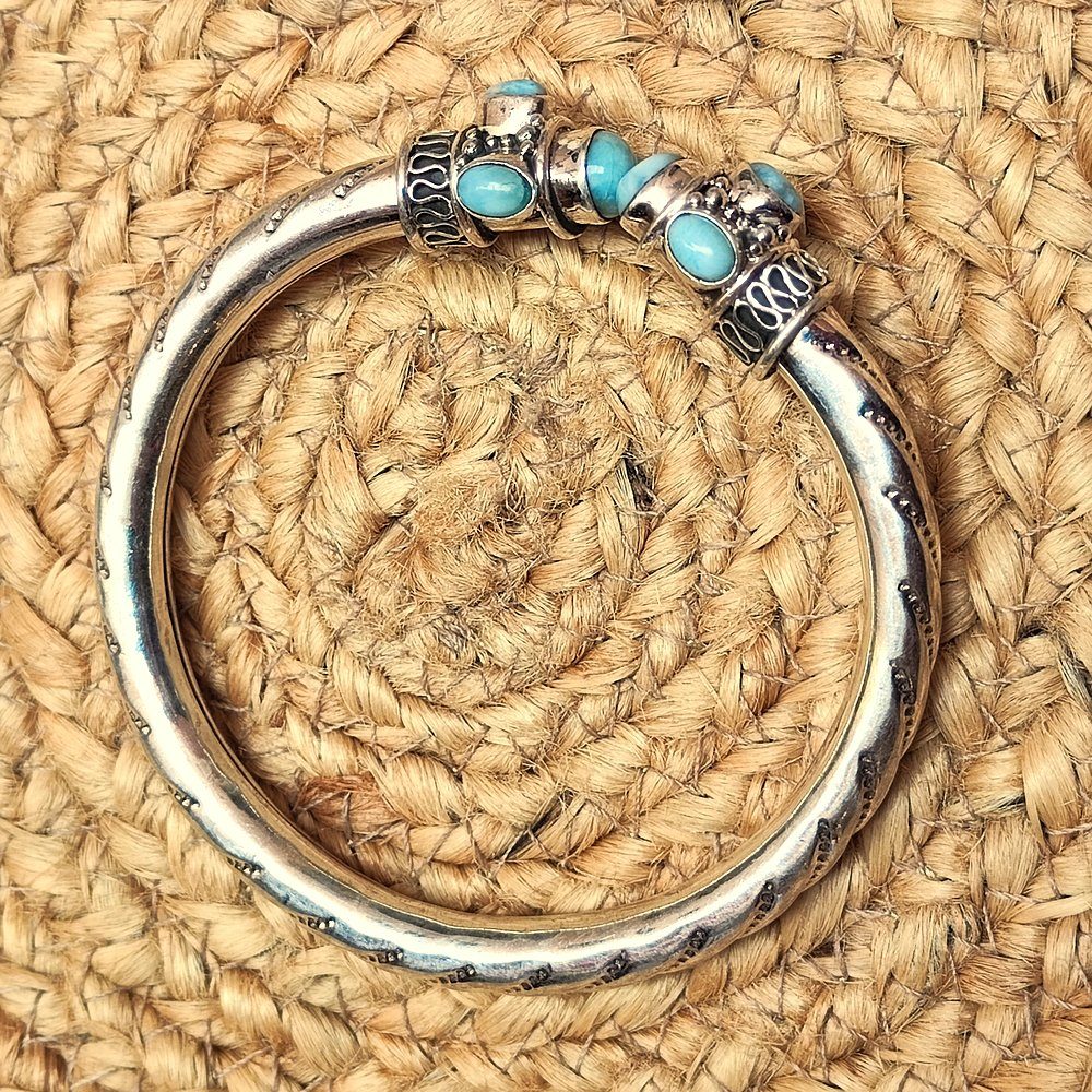 Bracciale MAHA con LARIMAR in argento 925