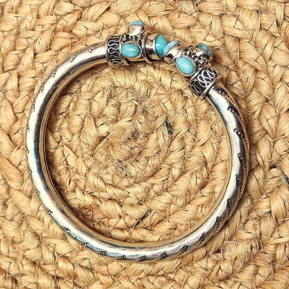 Bracciale MAHA con LARIMAR in argento 925