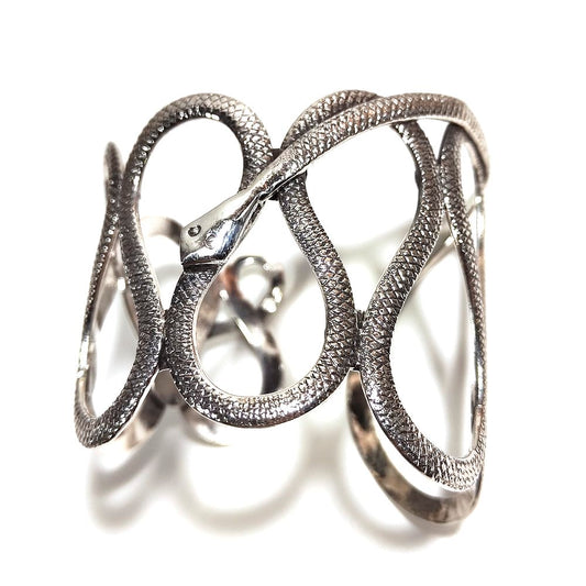 BRACCIALE schiava a forma di SERPENTE in argento 925 - ADAMO
