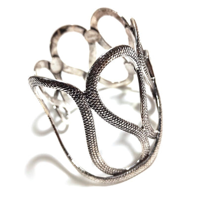 BRACCIALE schiava a forma di SERPENTE in argento 925 - ADAMO