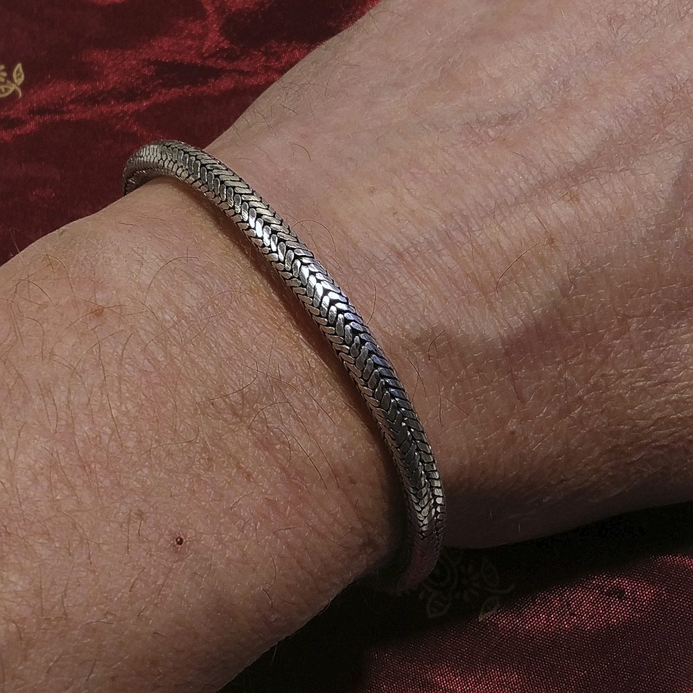 Bracciale snake uomo e donna in argento 925