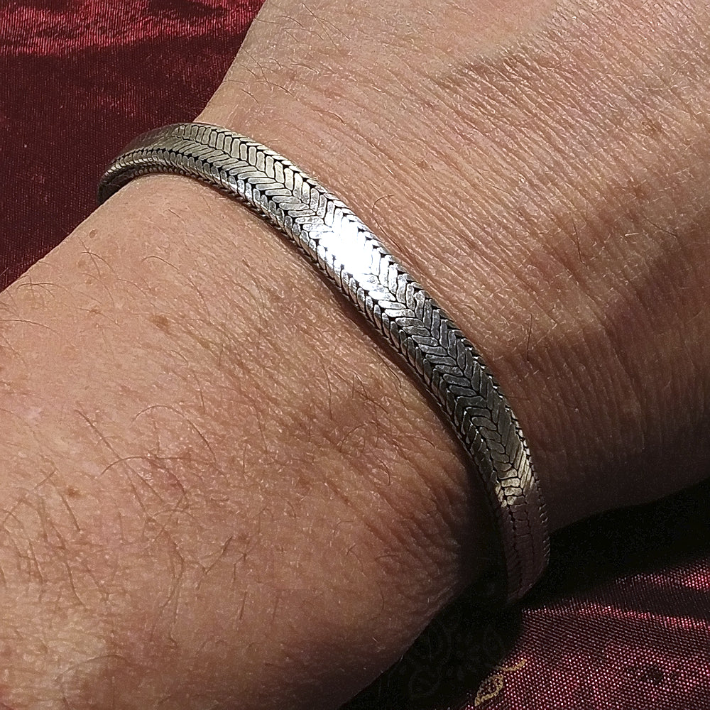 Bracciale Snake argento uomo e donna - YASH