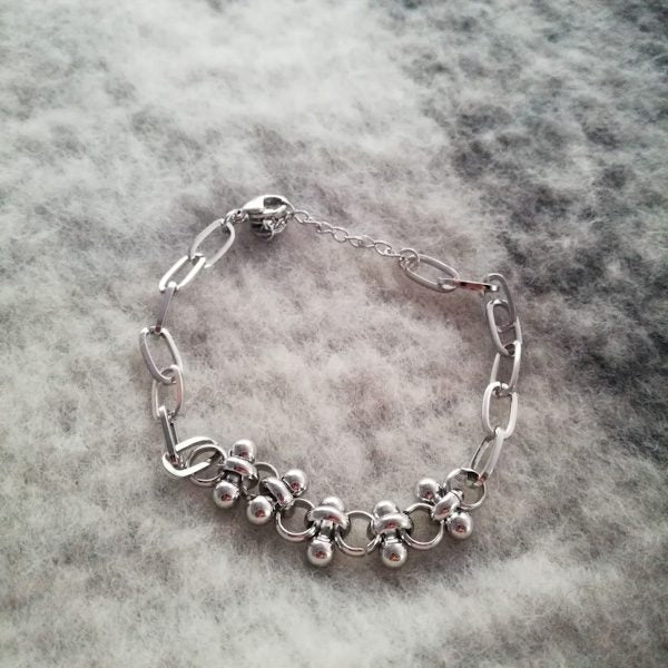 BRACCIALE PATRICIA con catena in acciaio 316 L Chirurgico