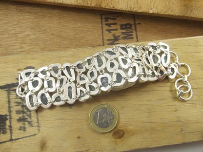 Bracciale ACQUAMARINA grezza argento 925 – immagine4
