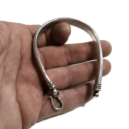 Bracciale Snake argento 925 piatto - DHOAR