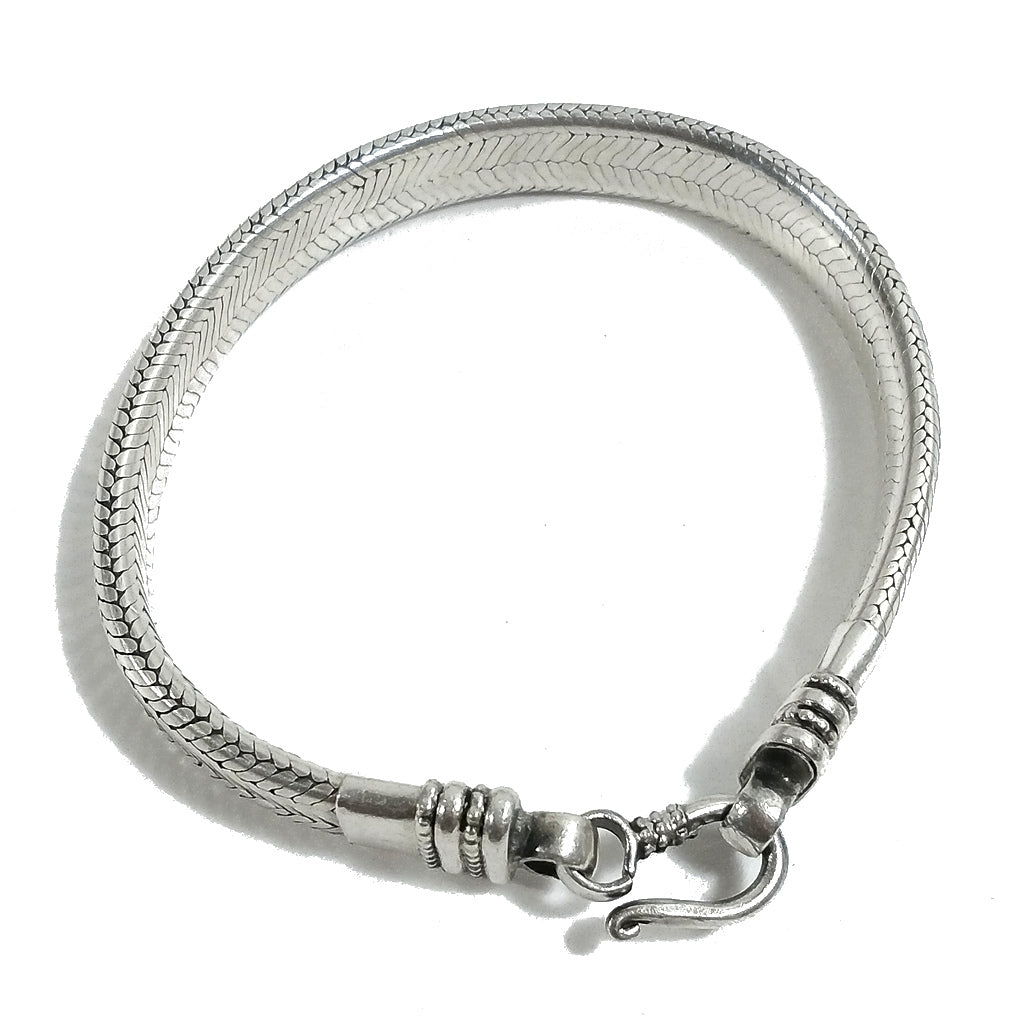 Bracciale Snake argento 925 piatto - DHOAR