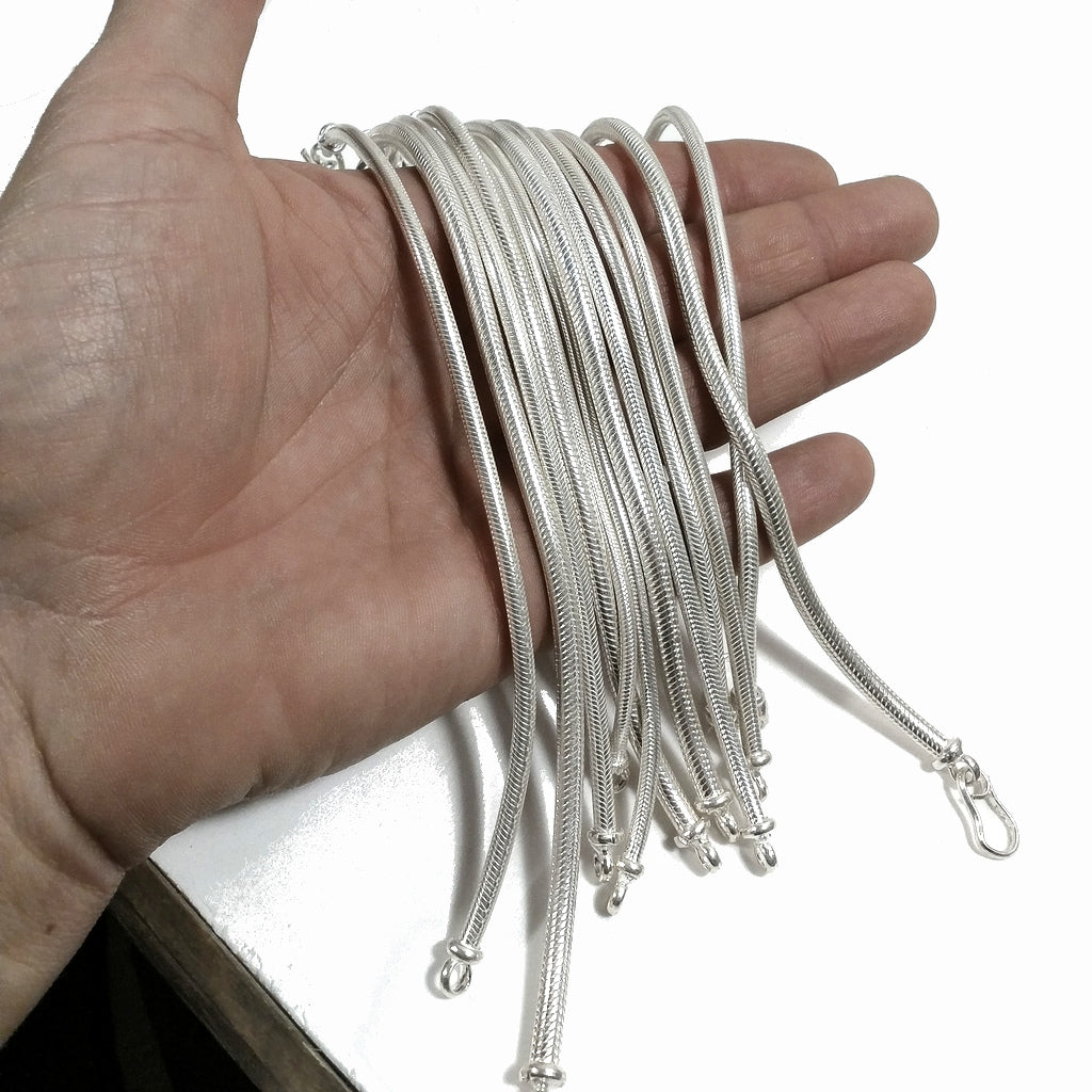 Bracciale argento 925 Snake argento - AURANGABAD