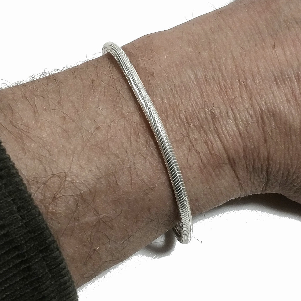 Bracciale argento 925 Snake argento - AURANGABAD