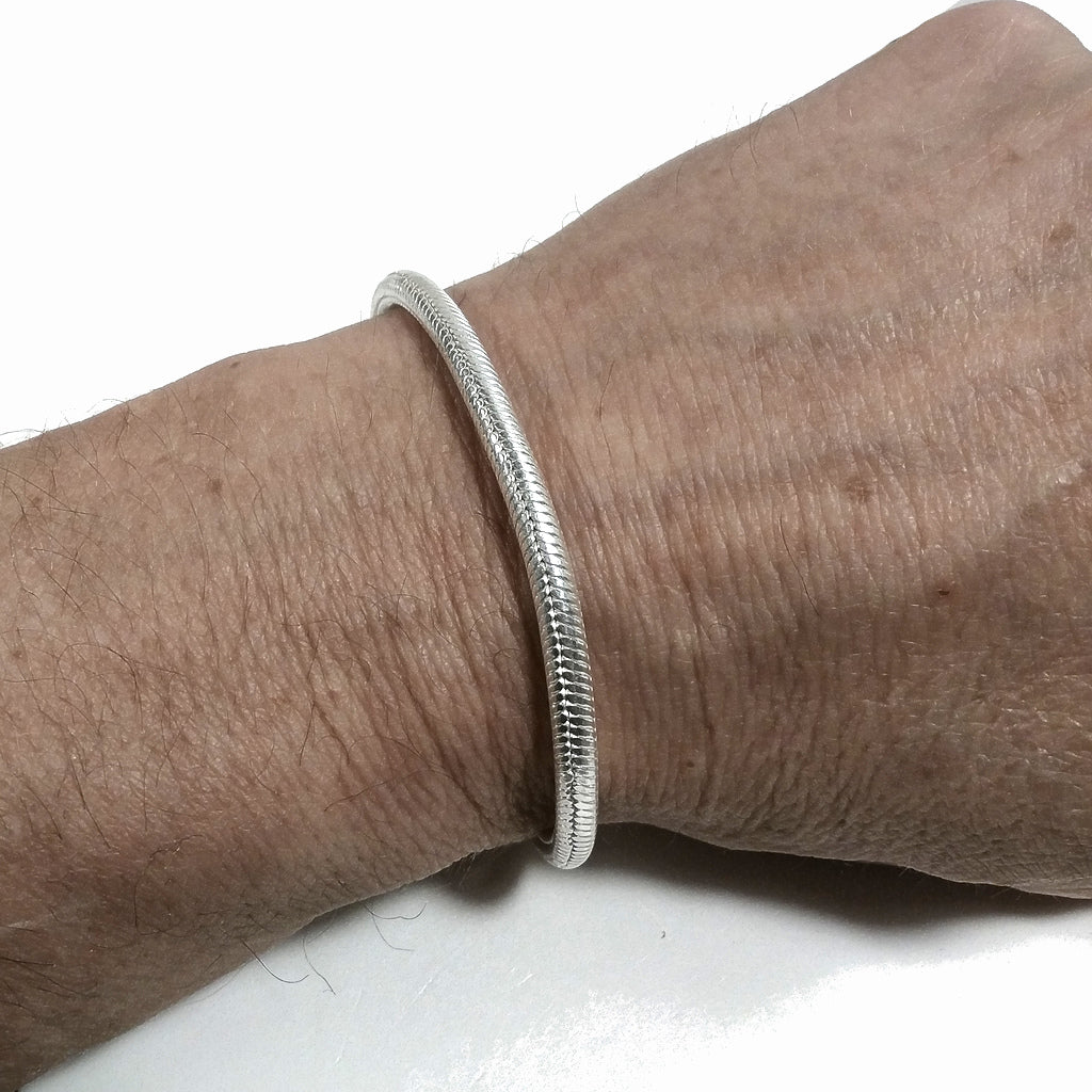 Bracciale argento 925 Snake argento - AURANGABAD