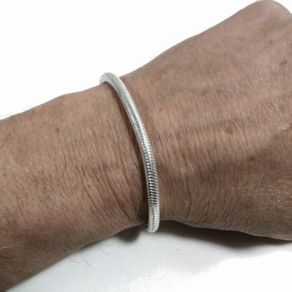 Bracciale argento 925 Snake argento - AURANGABAD