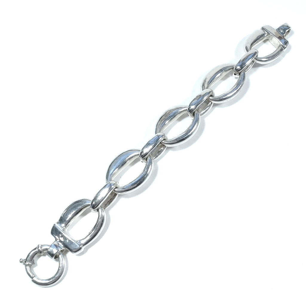 Bracciale d'argento in argento 925 Bracciale catena | GIOIELLI IN ARGENTO – immagine3