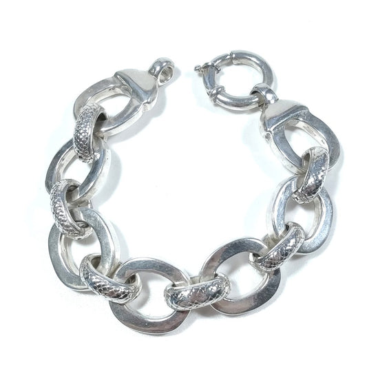 Bracciale d'argento in argento 925 Bracciale catena | GIOIELLI IN ARGENTO