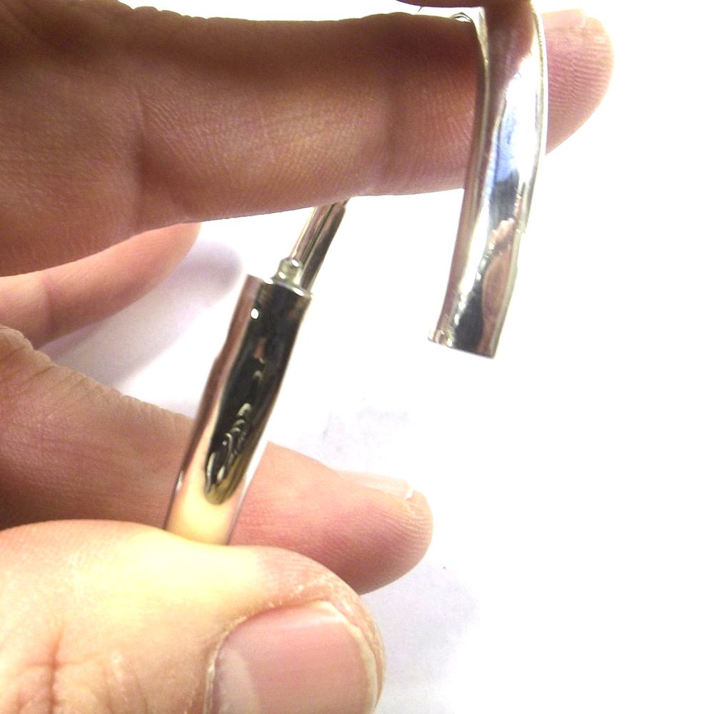 Bracciale argento 925 cerchio - liscio e aperto
