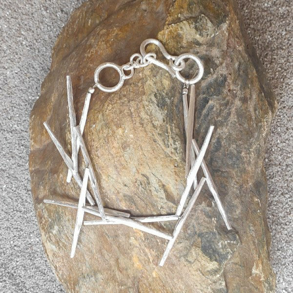 Bracciale DHARMA in argento 925 Bracciale artigianale – immagine1