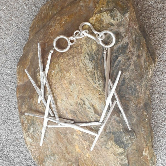 Bracciale DHARMA in argento 925 Bracciale artigianale – immagine1