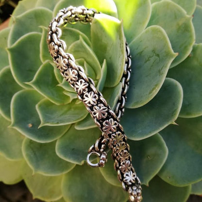 Bracciale etnico KISHORI in argento 925 | Bracciali indiani SNAKE originali - Il mondo di Wit