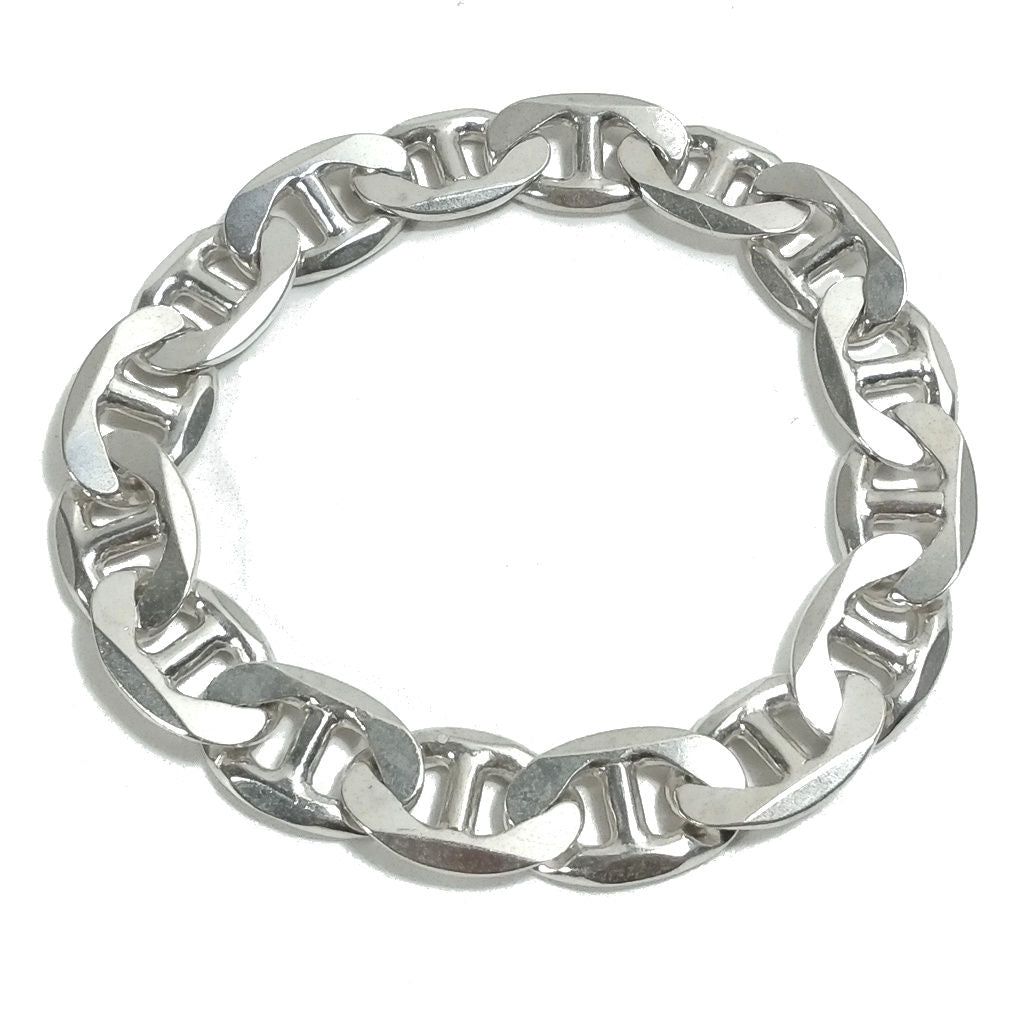Bracciale d'argento in argento 925 Bracciale maglia marina | GIOIELLI IN ARGENTO