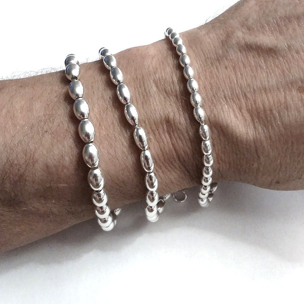Bracciale con olive d'argento | GIOIELLI d'argento 